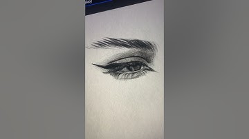 Eye Drawing time lapse using Procreate ✨ #art