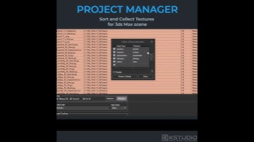 #Sort and #Collect Textures for 3ds Max scene