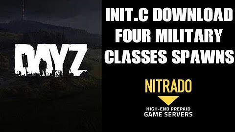 DAYZ PC Modded init.c File Download: 4 Military Fresh Spawn Classes Nitrado Private Server Mod Guide