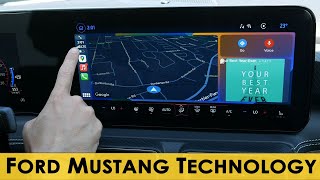 Sync 4 in the Ford Mustang (2024 model)