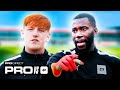  goalkeeper challenges with harry pinero  angry ginge   prodirect vs prodirect