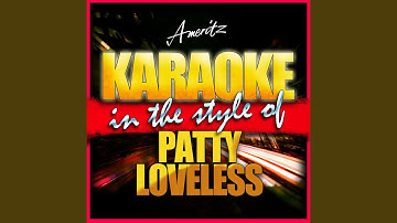 Thumbnail of I Try to Think About Elvis (In the Style of Patty Loveless) (Karaoke Version)
