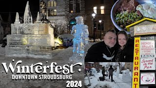 2024 WinterFest Pa MainStreet Ice Sculptures at Night & Restaurant Reviews FTV Family Vlog by Family Time Vlogs 280 views 2 months ago 18 minutes