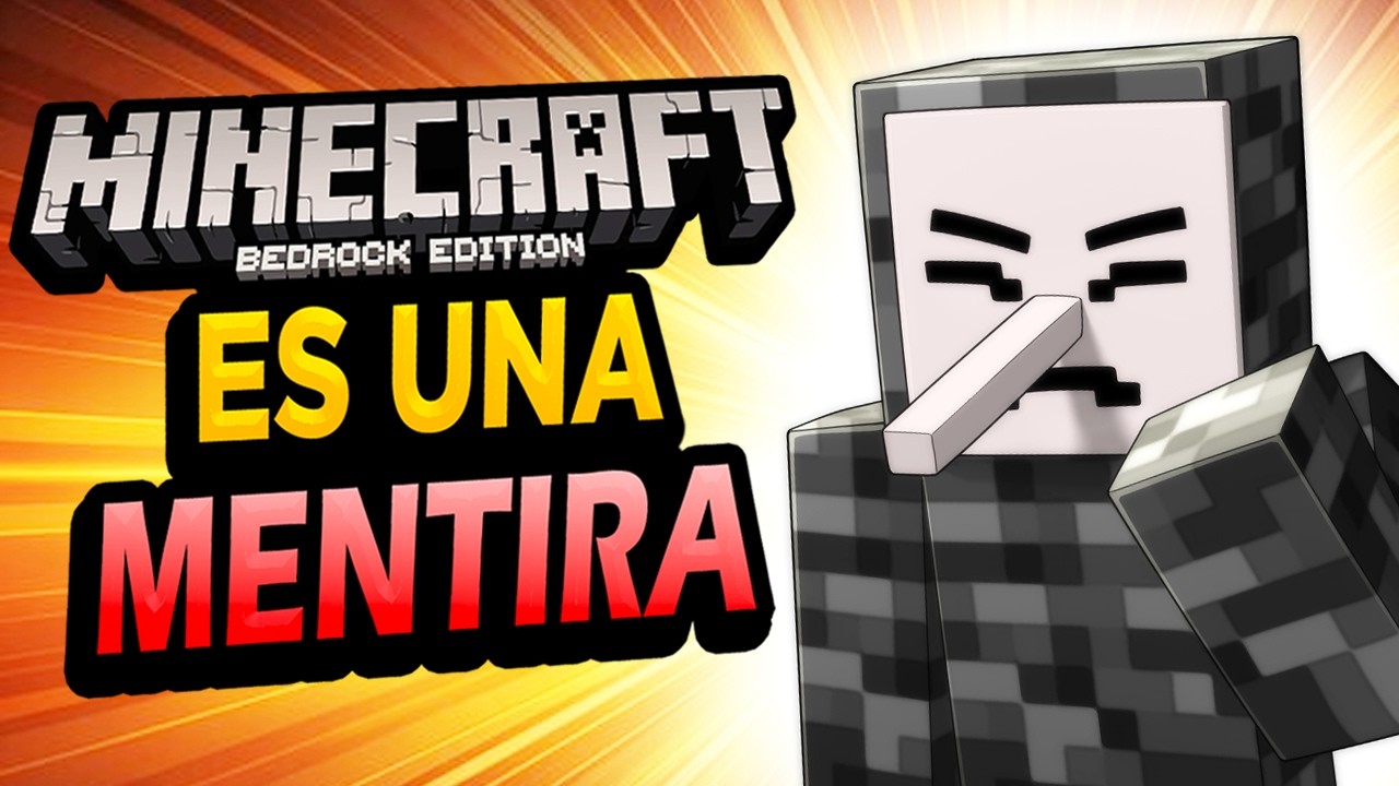 Nos MINTIERON A TODOS con Minecraft Bedrock 🤥