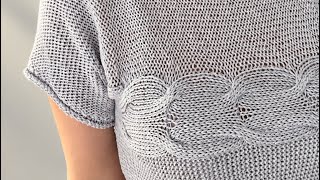 Knit This Stunning Horseshoe Cable Without a Cable Needle!