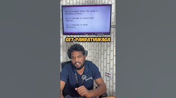 Types of Popup Messages in Javascript | in Tamil | தமிழில்  |  #Shorts