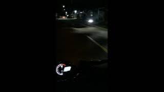 suasana malam hari alun2 jampang kulon