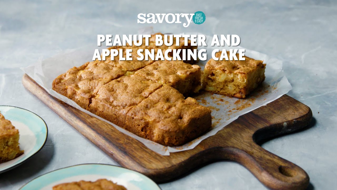Peanut Butter and Apple Snacking Cake YouTube