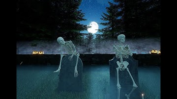 just two skeletons chillen