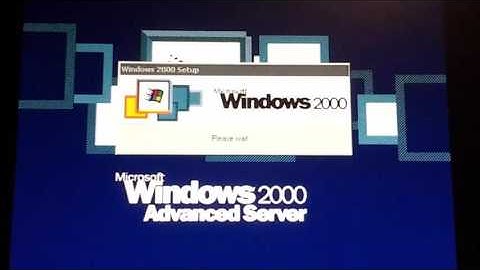 Installing Windows 2000 Advanced Server
