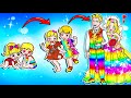 Amazing DIY Crafts - Daughter Rapunzel Rainbow Love Challenge - LOL Surprise DIYs