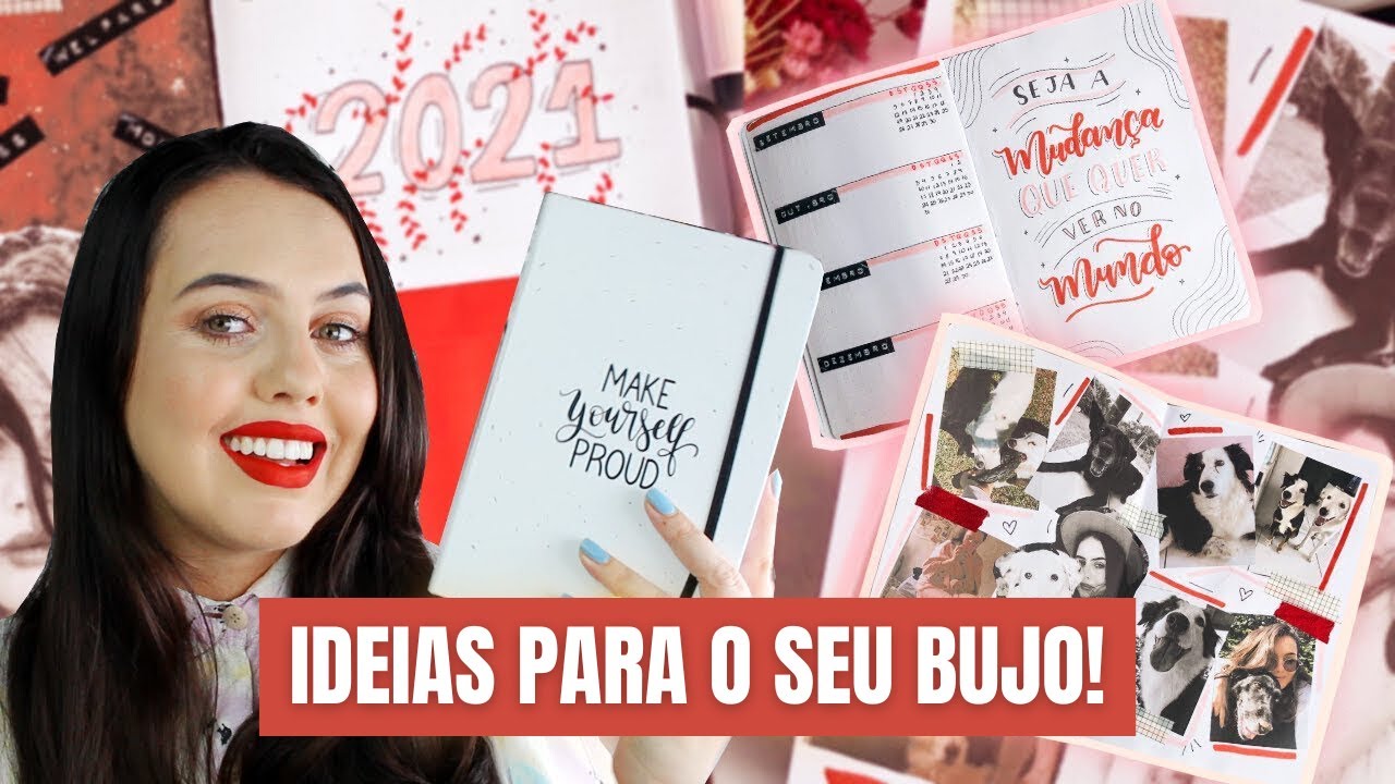 PLANEJE COMIGO:  Muitas IDEIAS para o SEU BULLET JOURNAL 2024 ❤