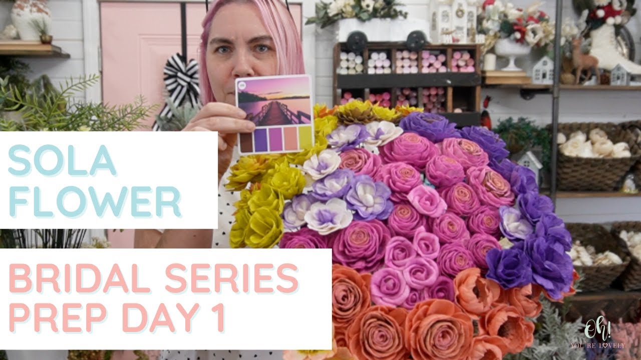 Wood Flower Bridal Series 2023.  Episode one- the prep-work