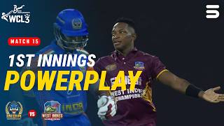 1st Innings Powerplay | India Champions vs West Indies Champions | Match 15 | WCL 2026 | M9O1T
