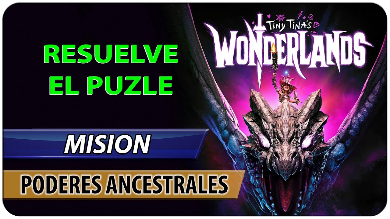 その他 TINYTINY EXIST UNLOCK THE KEY OF ANSWERS Misión Poderes ancestrales (Resuelve el Puzle) - Tiny Tina's