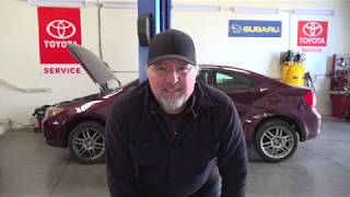 SCION TC engine oil and filter change
