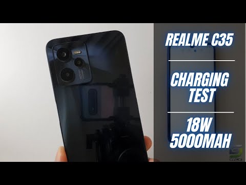 Realme C35 Battery Charging Test 0% to 100% | 18W fast charger 5000 mah