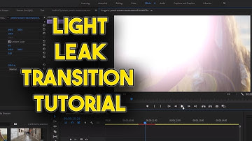 How To Add A LIGHT LEAK Transition In Premiere Pro (2023)