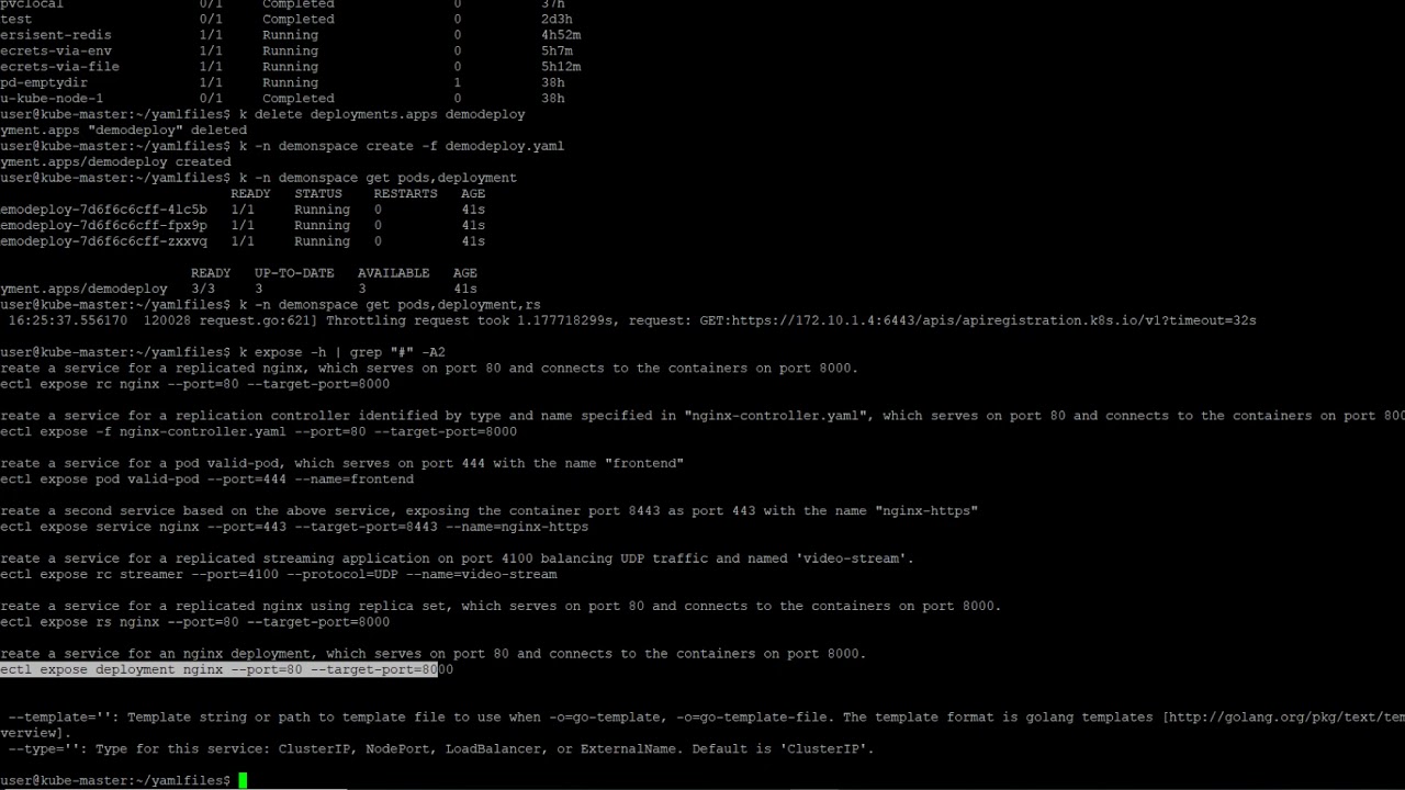 Kubernetes deployments service expose - YouTube