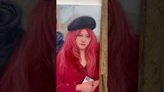 12”x16”สีน้ำมัน(oil) Art&frame mbk #portrait #รับวาดภาพเหมือน #mbk #มาบุญครอง