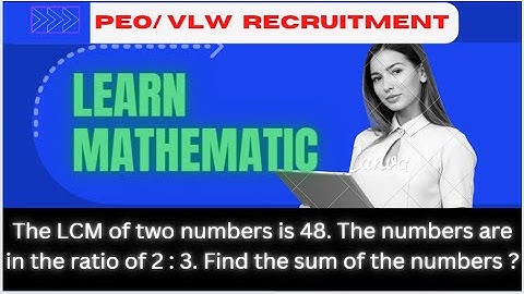 The LCM of two numbers is 48. The numbers are in the ratio of 2 : 3. Find the sum of the numbers ?