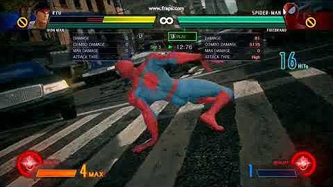 MVCI: Spider-Man Spider Cannon loop