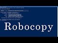 Copiar subdirectorios con ROBOCOPY