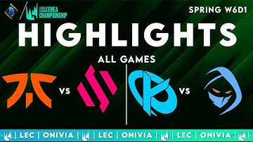 LEC Spring 2025 W6D1 | LEC Highlights ALL GAMES by Onivia