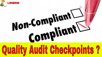 Quality Audit Checkpoints, How can improve product