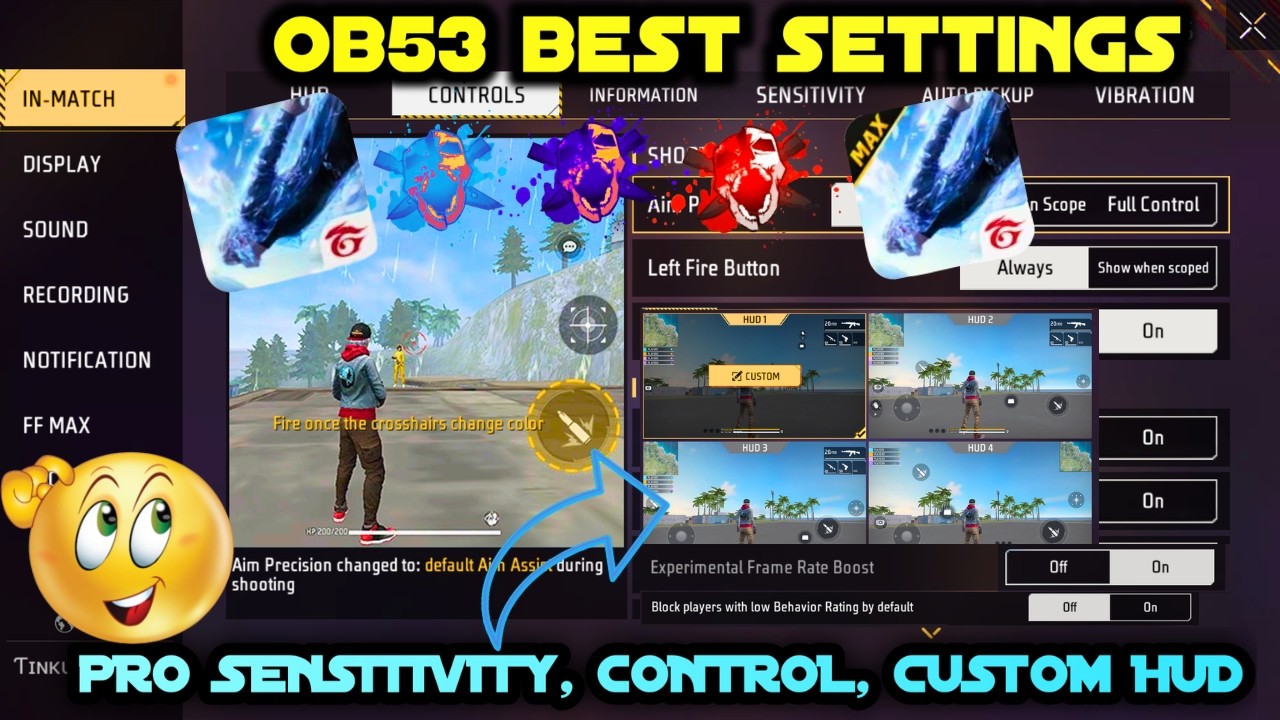 Free Fire Control Setting After OB53 Update Full Details | Free Fire ...