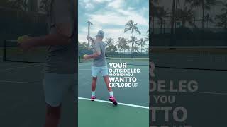 How To Hit A Open Stance Forehand #forehand