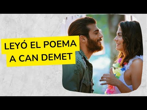 Leyó el poema a Can Demet   #canyaman #demetozdemir #erkincikus