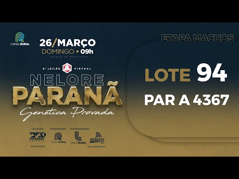 LOTE 94 PAR A4367