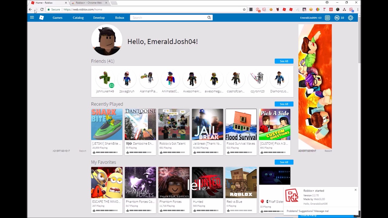 Roblox Background For Chrome