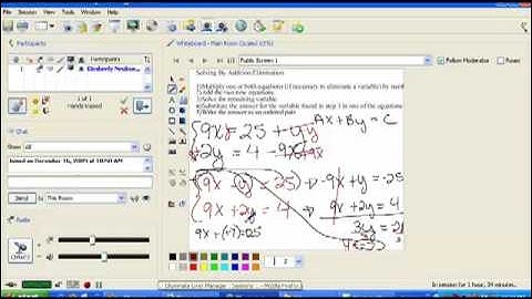Math65-Solving Systems By Addition