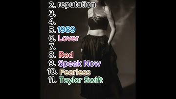 🚨NEW TAYLOR SWIFT ALBUM RANKING SOUND🚨Use this sound to make yours! #taylorswift #ttpd
