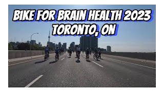 Bike for Brain Health 2023 Toronto, ON Riding Tour // 4K HDR