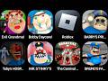 EVIL GRANDMA,Bobby Daycare,Roblox,BARRY'S PRISON,Toby's HOSPITAL,MR. STINKY'S,The Carnival of Terror