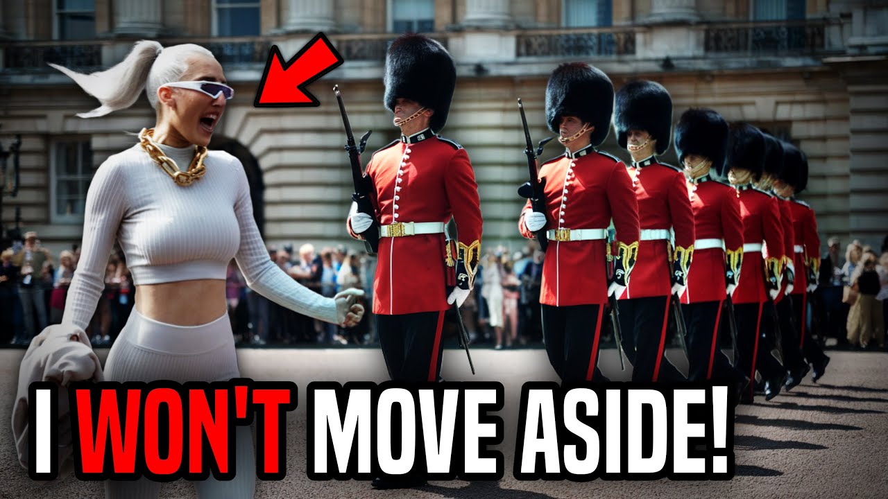 Outline Video Entitled Karen BLOCKS a Marching Royal Guard, And Gets the SHOCK of Her Life