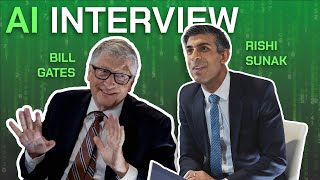 I answered questions from AI with Bill Gates