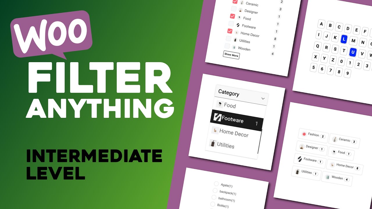 Custom Product Filter For and Elementor YouTube