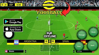 Working 2GB RAM PES 2026 offline APK OBB DATA OFFLINE REALISTIC GRAPHICS Android GAMEPLAY