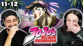 WAIFU ALERT!! 🤣 *JOJO'S BIZARRE ADVENTURES* Episode 11 & 12 REACTIONS!