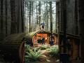 “A wooden house is being built in the jungle.” #viral #rewild #extinctoralive