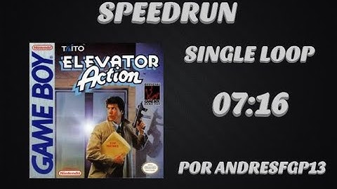 Elevator Action (gameboy) Single Loop Speedrun Former World Record in 07:16 by andresfgp13