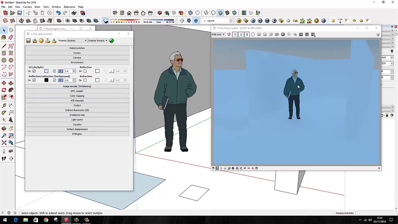 Vray 2 V Ray 2 Environment Settings - YouTube