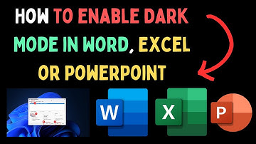 How to Enable Dark Mode in Word, Excel or PowerPoint on Windows 11