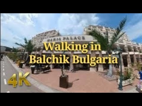 [4K] Balchik Beach Walking Tour | New  2023