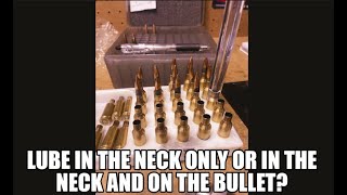 Witch Doctor Brief Follow Up - Do I Lube Inside Neck Only Or Inside The Neck And On The Bullet?