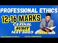 Mahasangram  professional ethics  ca final audit  may nov 2023   abhishek bansal